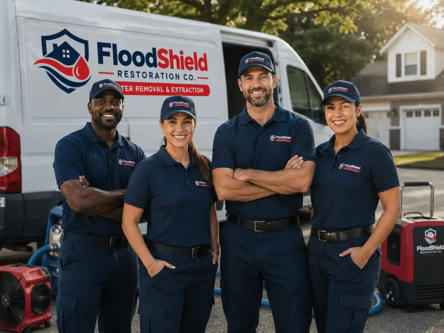 Flood Damage Restoration company in Hiltons, VA